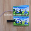 Custom golf course and scenery rubber luggage tags
